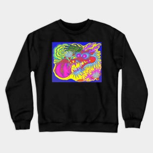 Neon Dragon With 4 Elements Variant 25 Crewneck Sweatshirt